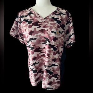 Carhartt Force scrub top , size large